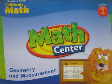 (image for) California Math Math Center 2 Geometry & Measurement (Spiral)