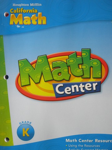 (image for) California Math K Math Center Resources (CA)(P)