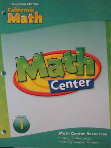 (image for) California Math 1 Math Center Resources (CA)(P)