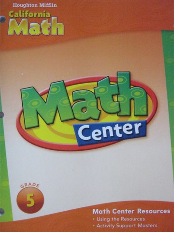 (image for) California Math 5 Math Center Resources (CA)(P)