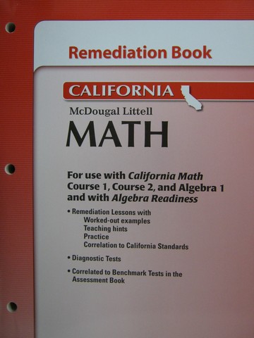 (image for) ML Math California Remediation Book (CA)(P)