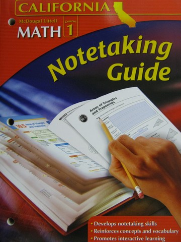 (image for) Math Course 1 California Notetaking Guide (CA)(P)