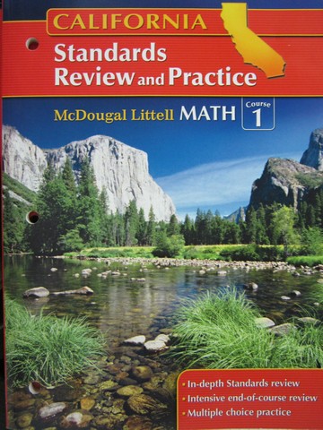 (image for) Math Course 1 California Standards Review & Practice (CA)(P)