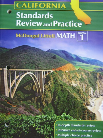 (image for) Math Algebra 1 California Standards Review & Practice (CA)(P)