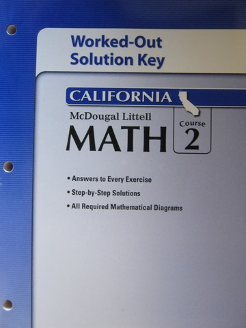 (image for) Math Course 2 California TRM (CA)(TE)(Box)