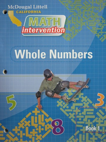 (image for) Math Intervention California Whole Numbers (CA)(P)