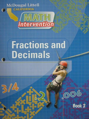(image for) Math Intervention California Fractions & Decimals (CA)(P)