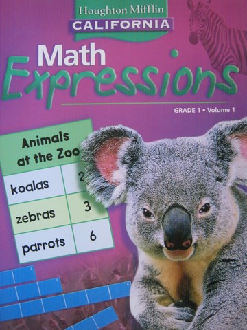 (image for) California Math Expressions 1 Student Activity Volume 1 (P)