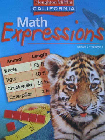 (image for) California Math Expressions 2 Student Activity Volume 1 (CA)(P)