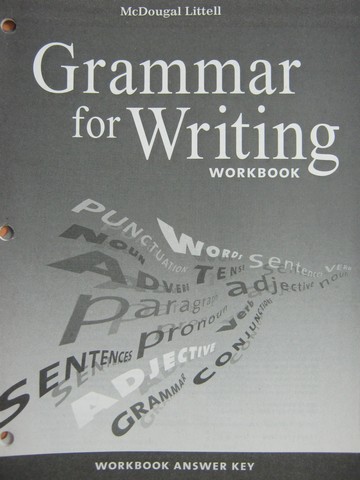 (image for) Grammar for Writing 6 Workbook Answer Key (P)
