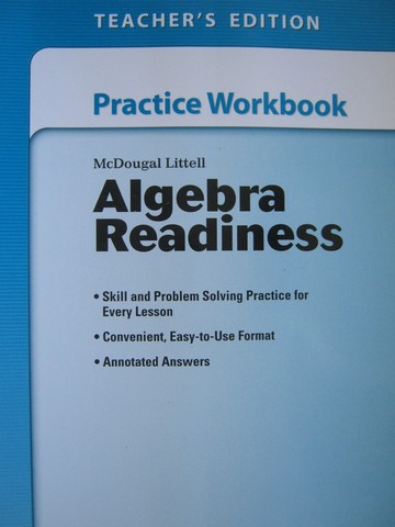 (image for) Algebra Readiness Practice Workbook TE (TE)(P)