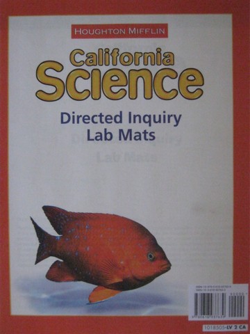 (image for) California Science 2 Directed Inquiry Lab Mats (CA)(P)