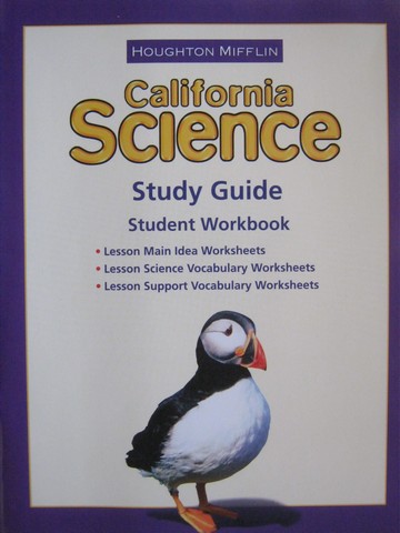 (image for) California Science 3 Study Guide Student Workbook (CA)(P)