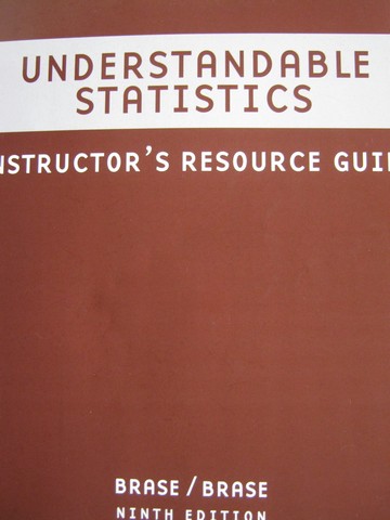 (image for) Understandable Statistics 9th Edition IRG (TE)(P) by Brase,