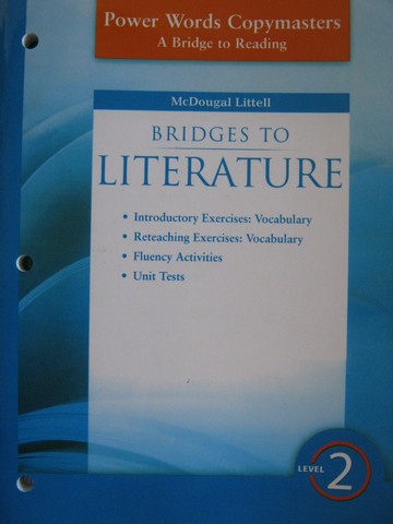 (image for) Bridges to Literature 2 Power Words Copymasters (P) by McBride