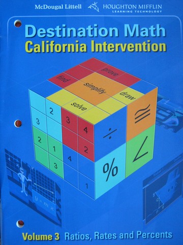 (image for) Destination Math California Intervention Volume 3 (CA)(P)