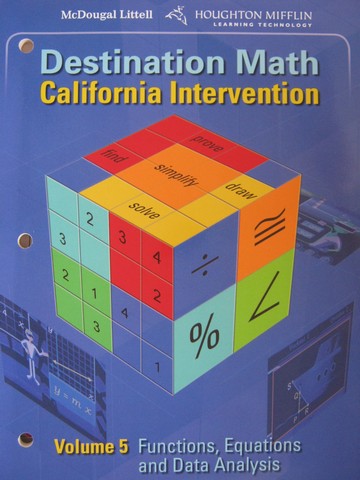 (image for) Destination Math California Intervention Volume 5 (CA)(P)