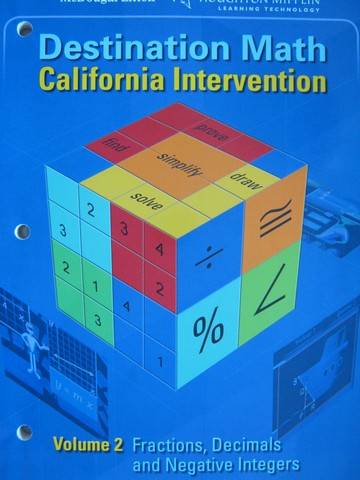 (image for) Destination Math California Intervention Volume 2 (CA)(P)