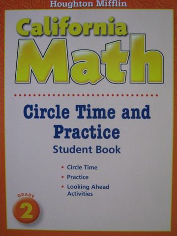 (image for) California Math 2 Circle Time & Practice Student Book (CA)(P)