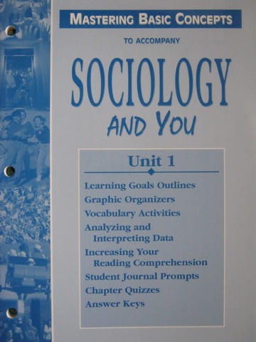 (image for) Sociology & You Mastering Basic Concepts Unit 1 (P) by Baumann