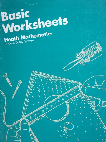 (image for) Heath Mathematics 6 Basic Worksheets (P) by Rucker, Dilley,