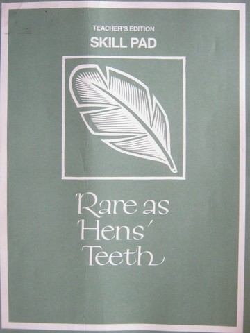(image for) Heath Reading Rare as Hens' Teeth Skill Pad TE (TE)(P)