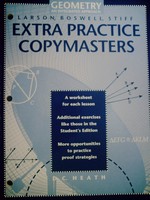 (image for) Geometry An Integrated Approach Extra Practice Copymasters (P)