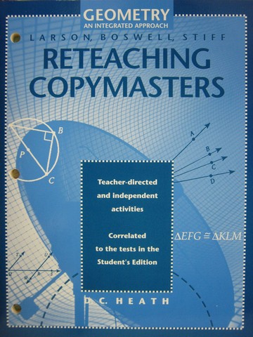 (image for) Geometry An Integrated Approach Reteaching Copymasters (P)