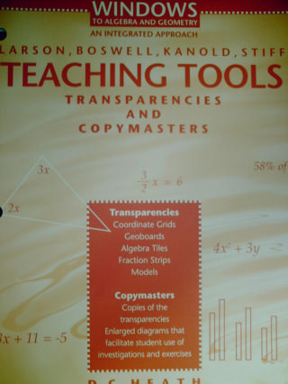 (image for) Windows to Algebra & Geometry Teaching Tools (P)