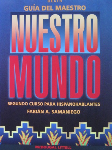 (image for) Nuestro mundo Segundo curso para hispanohablantes (TE)(P)