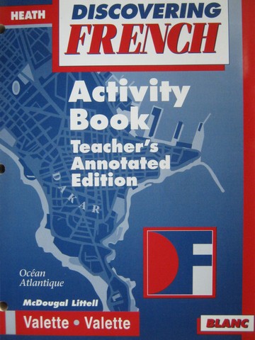 (image for) Discovering French Blanc Activity Book TAE (TE)(P) by Valette,