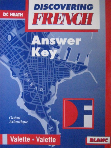 (image for) Discovering French Blanc Answer Key (P) by Valette & Valette
