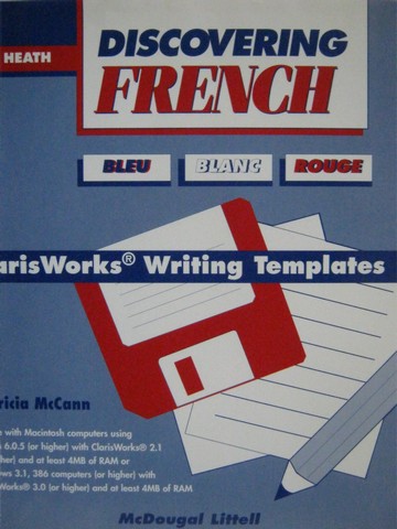 (image for) Discovering French ClarisWorks Writing Templates (Binder)