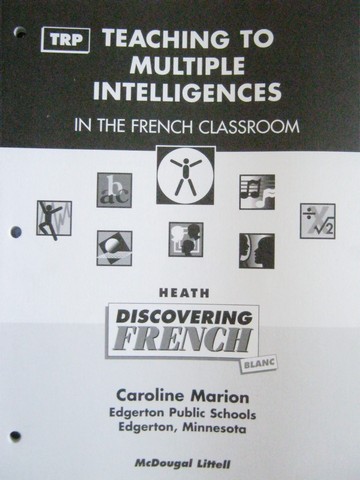 (image for) Discovering French Blanc TRP Teaching to Multiple (P)