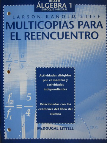 (image for) Heath Algebra 1 Multicopias para el reencuentro (P)