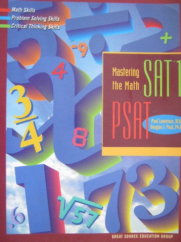 (image for) Mastering the Math SAT 1/PSAT (P) by Lawrence & Paul
