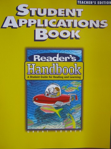 (image for) Reader's Handbook 4 Student Applications Book TE (TE)(P) by Robb, Richeck, & Spandel