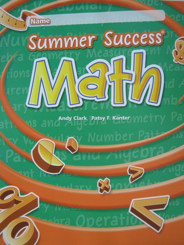 (image for) Summer Success Math 8 (P) by Andy Clark & Pasty F Kanter