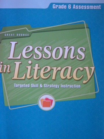 (image for) Lessons in Literacy 6 Assessment (P) by Michael Priestley