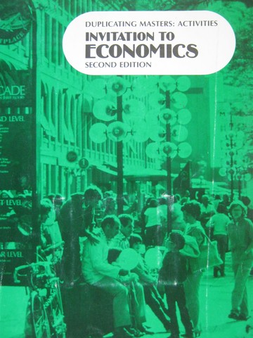 (image for) Invitation to Economics 2nd Edition Duplicating Masters (P)