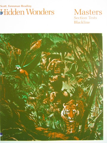 (image for) Reading Level 7 Hidden Wonders Section Masters Section Tests BLM (P) by Aaron & Koke