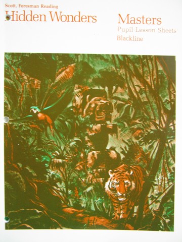 (image for) Reading Level 7 Hidden Wonders Masters Pupil Lesson Sheets BLM (P)