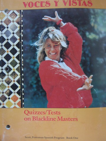 (image for) Voces y Vistas Quizzes Tests on Blackline Masters (P) by Carey,