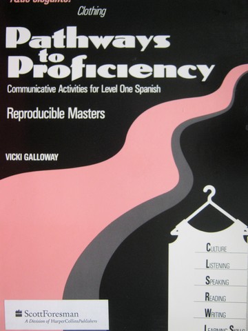 (image for) Pathways to Proficiency Clothing Reproducible Masters (P)