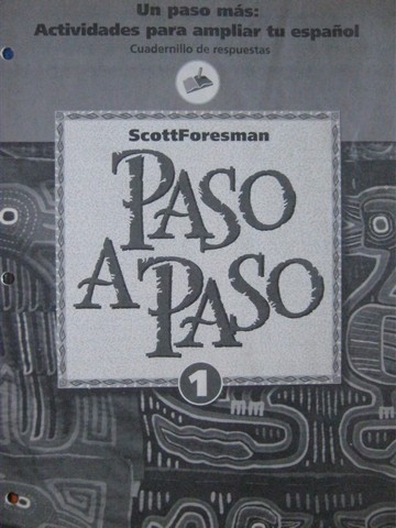 (image for) Paso A Paso 1 Un paso mas Actividades para ampliar tu (TE)(P)
