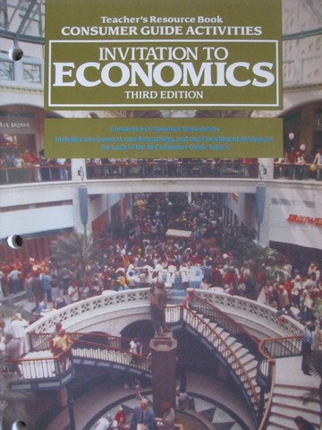 (image for) Invitation to Economics 3rd Edition TRB Consumer Guide (P)
