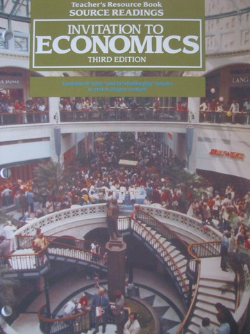 (image for) Invitation to Economics 3rd Edition TRB Source Readings (TE)(P)