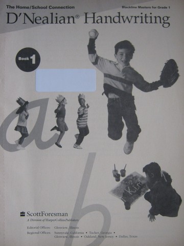(image for) D'Nealian Handwriting 1 The Home/School Connection BLM (P)