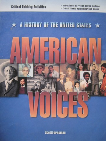 (image for) American Voices Critical Thinking Activities (P) by Barell,