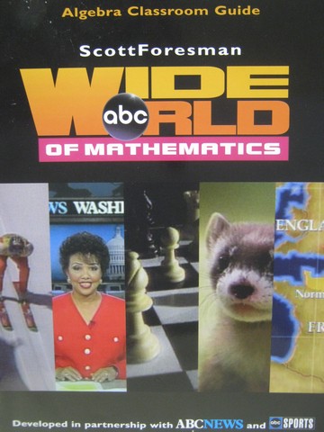 (image for) Wid World of Mathematics Algebra Classroom Guide (P)